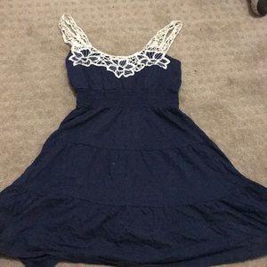 Blue lace sundress